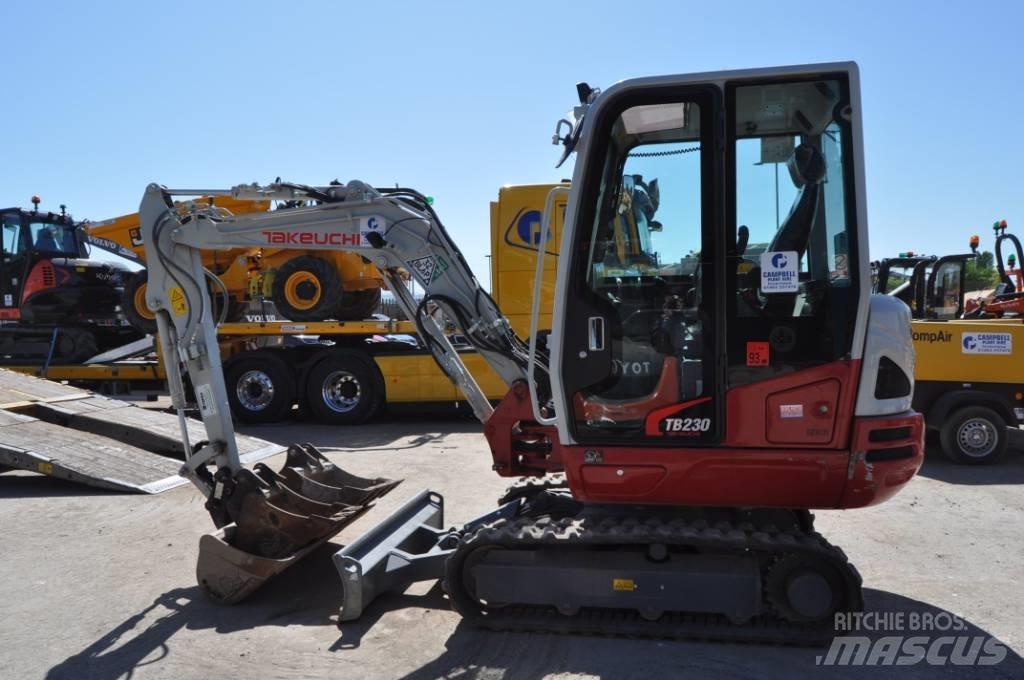 Takeuchi TB 230 Minikaivukoneet < 7t