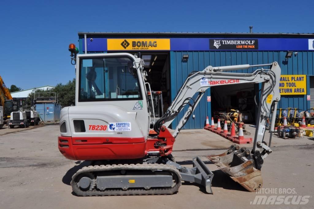 Takeuchi TB 230 Minikaivukoneet < 7t