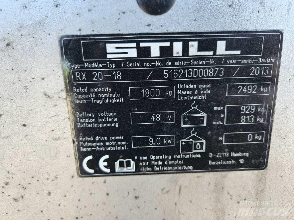 Still RX 20-18 Sähkötrukit