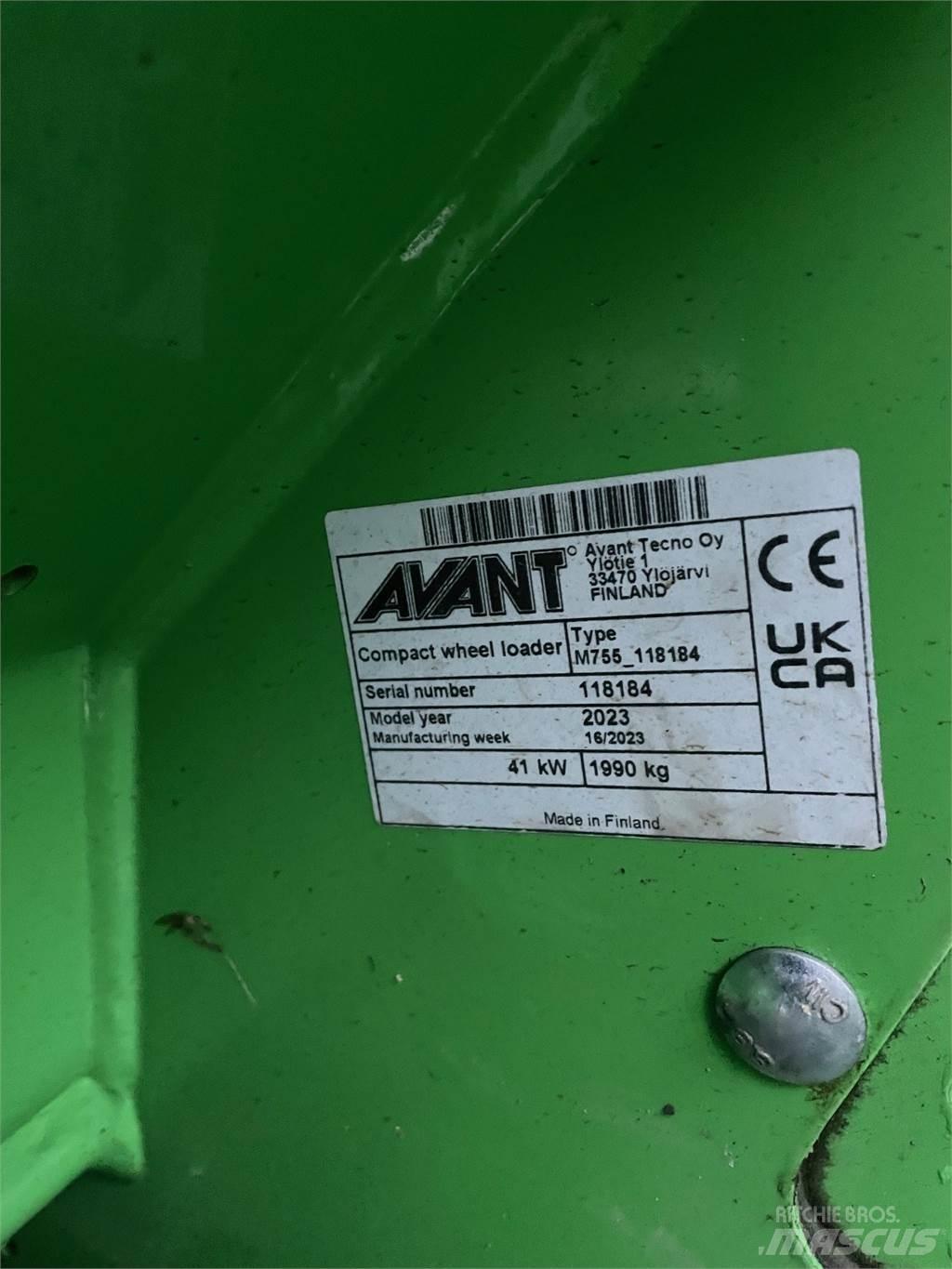 Avant AV 755I Pyöräkuormaajat