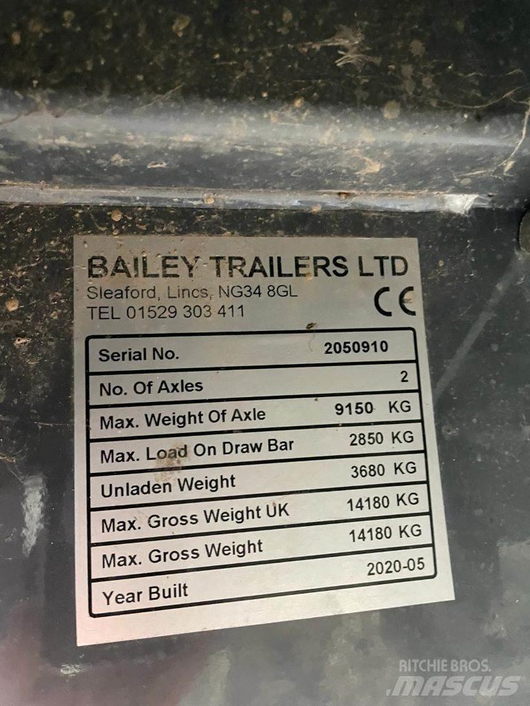 Bailey 10 TONNE Paalivaunut
