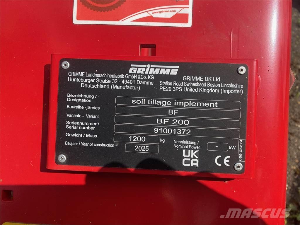 Grimme BF200 Muut maatalouskoneet