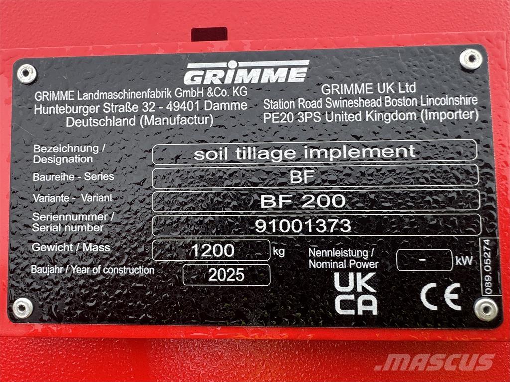 Grimme BFL200 Muut maatalouskoneet