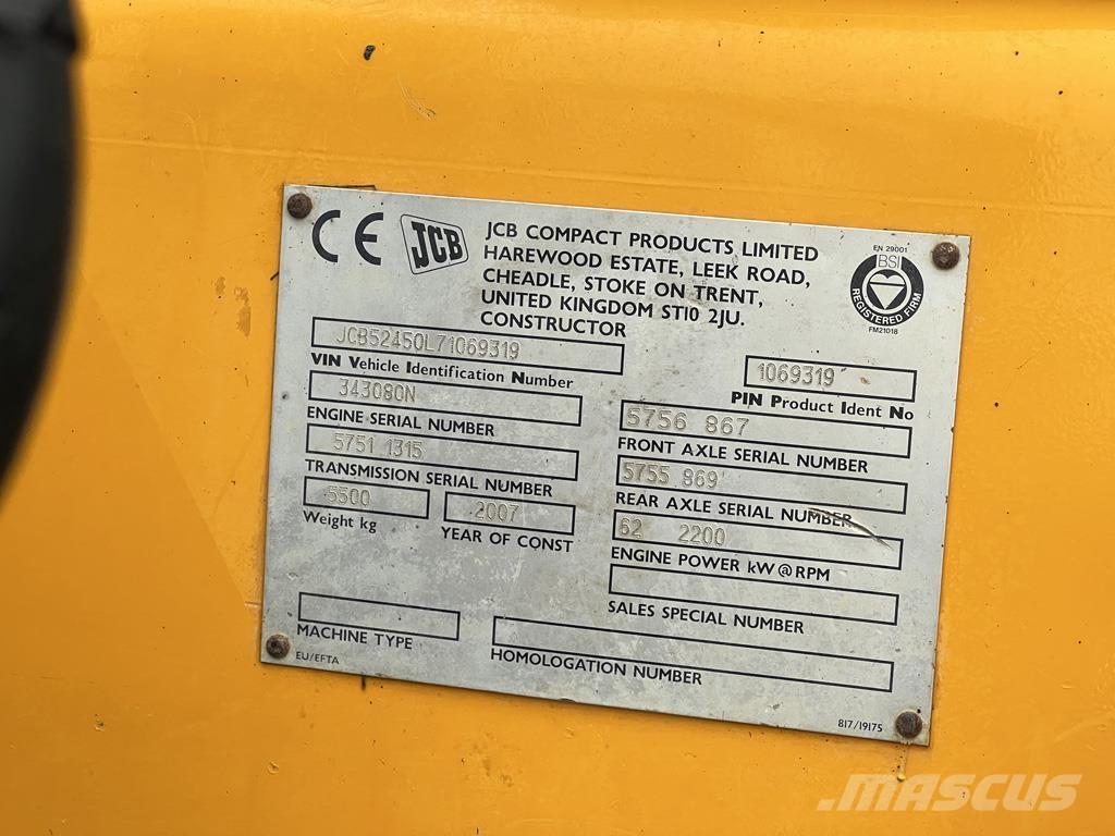 JCB LOADALL524-50 Maatalouskurottajat