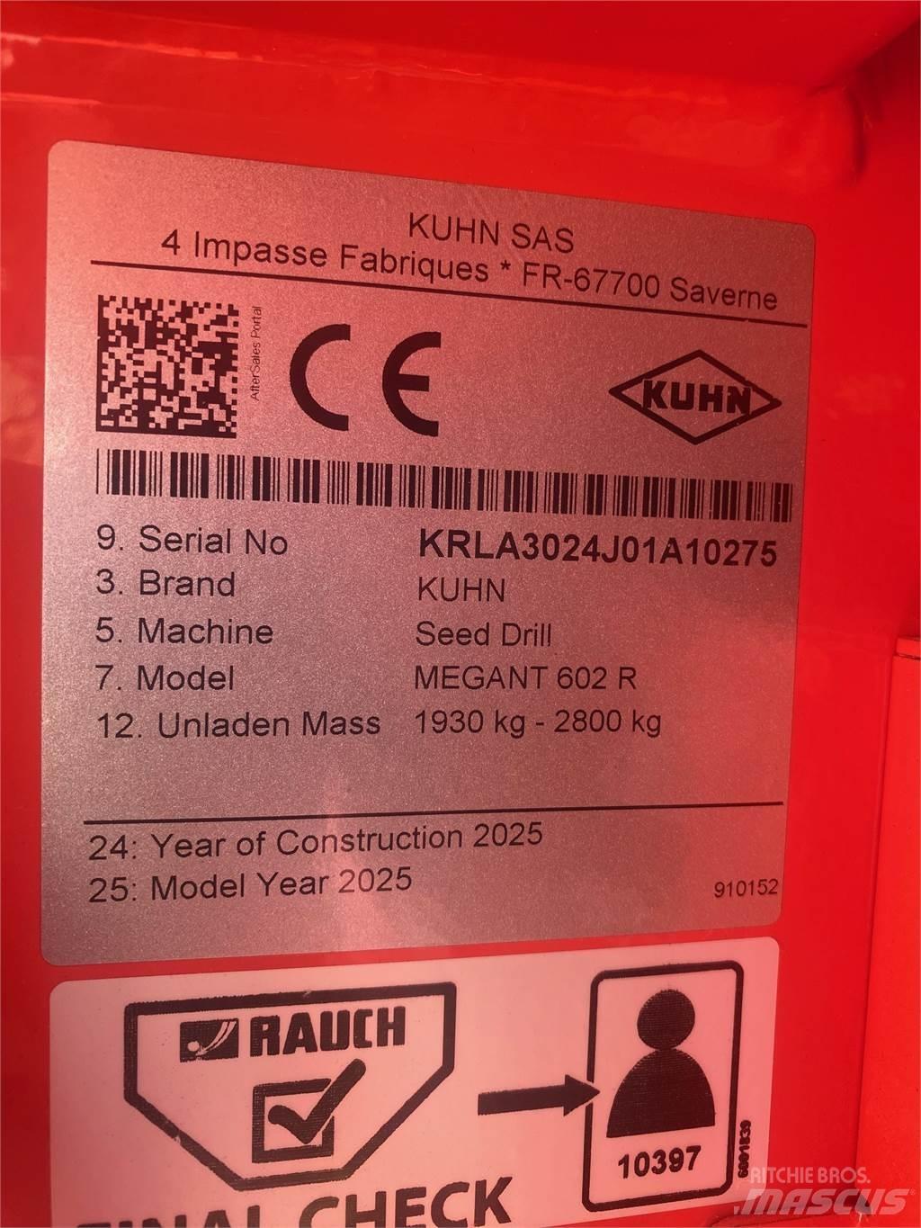 Kuhn MEGANT 602R Kylvökoneet