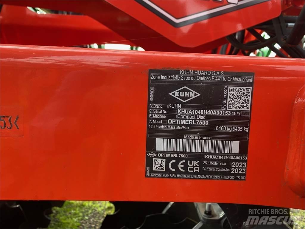 Kuhn OPTIMERL7500 Kultivaattorit