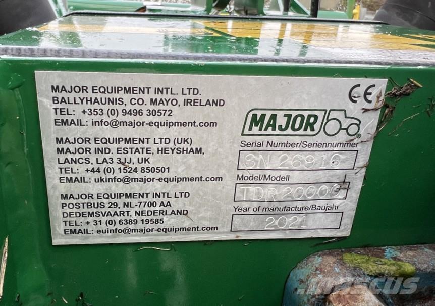 Major TDR20000 Kesantoleikkurit ja -murskaimet