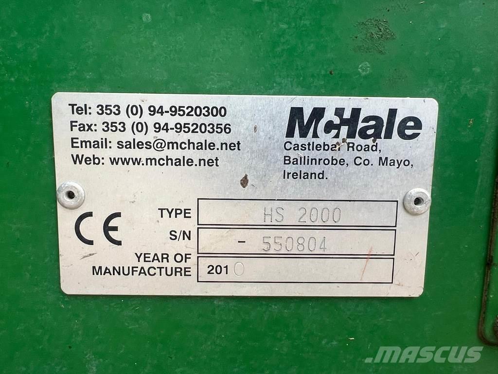 McHale HS2000 Kesantoleikkurit ja -murskaimet
