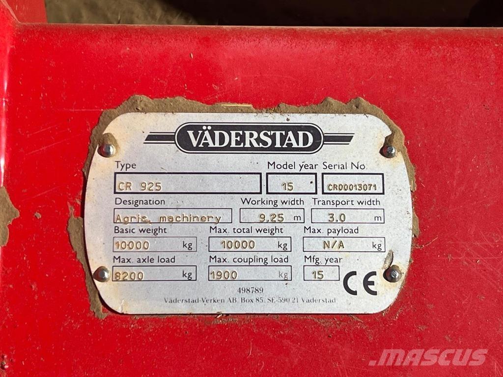 Väderstad CR925 Sarka-aurat