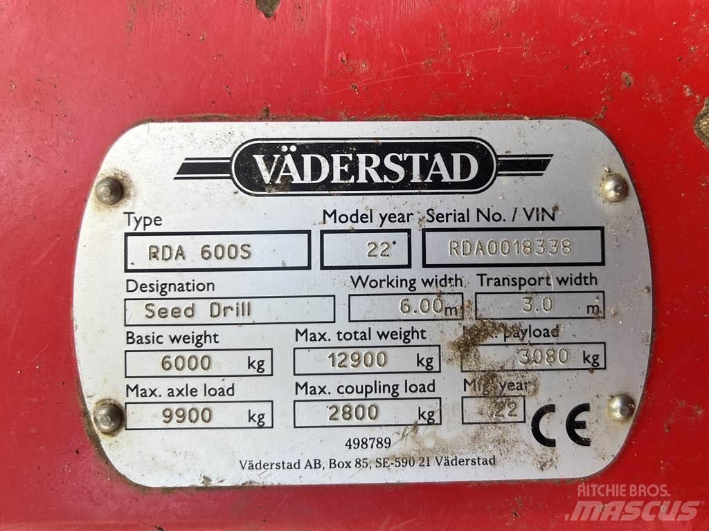 Väderstad RDA600S Kylvökoneet