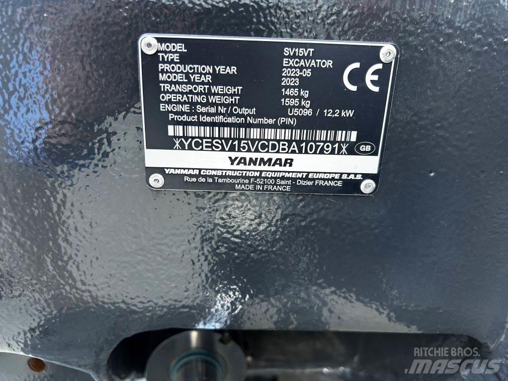 Yanmar SV15VT Midikaivukoneet 7t - 12t