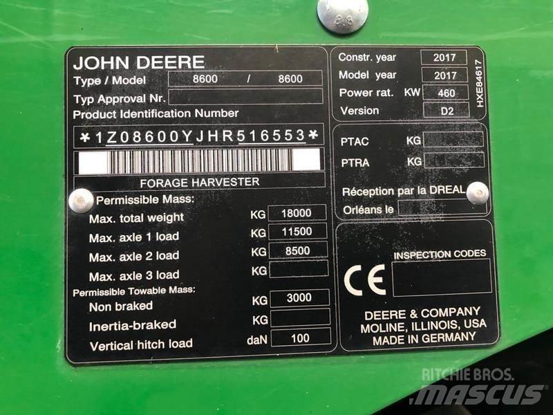 John Deere 8600 Muut maatalouskoneet
