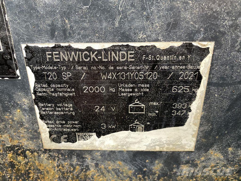 Linde T20SP Lavansiirtotrukit ajotasolla