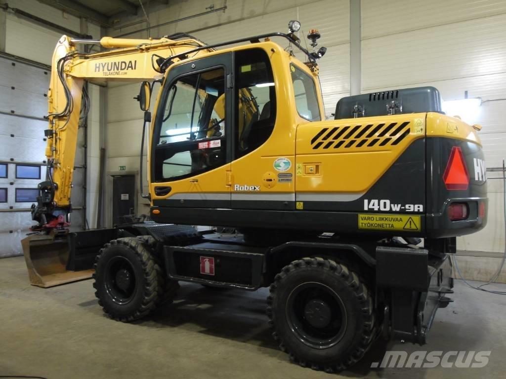 Hyundai R 140 W-9A Pyöräkaivukoneet