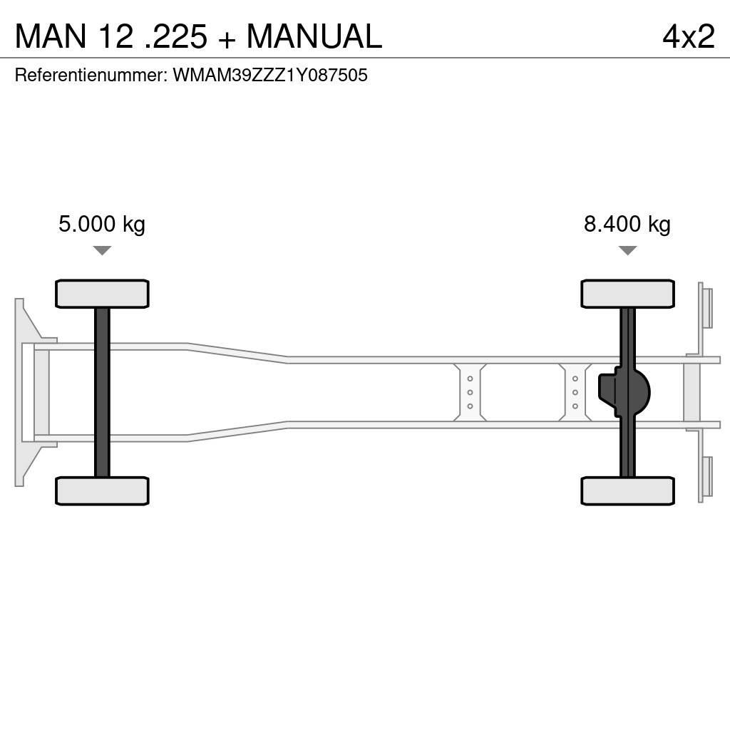 MAN 12 .225 + MANUAL Eläinkuljetusautot