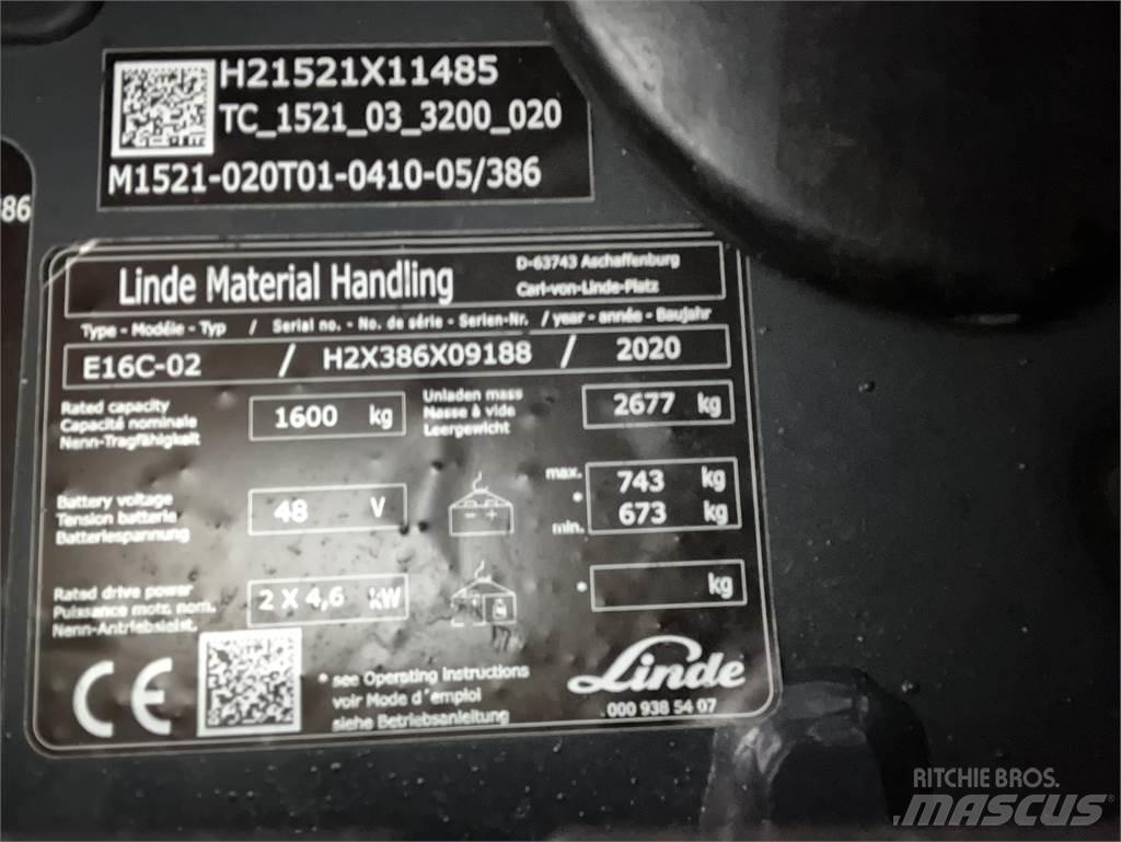 Linde E16C Sähkötrukit