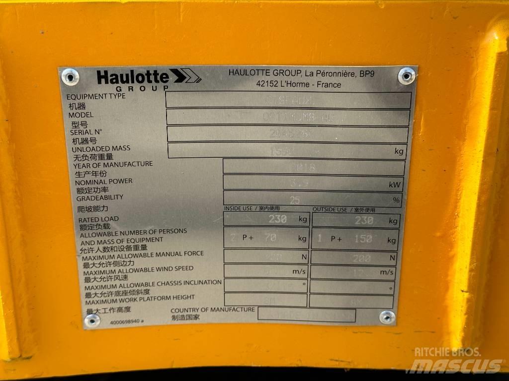 Haulotte OPTIMUM 8 Saksilavat