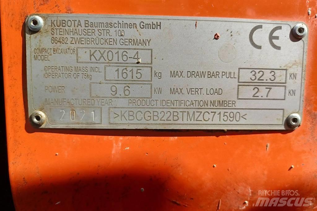 Kubota KX016-4G Minikaivukoneet < 7t