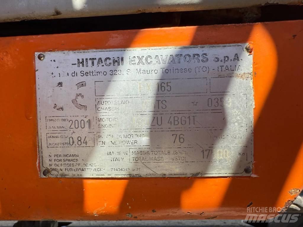 Fiat Hitachi EX 165 Telakaivukoneet