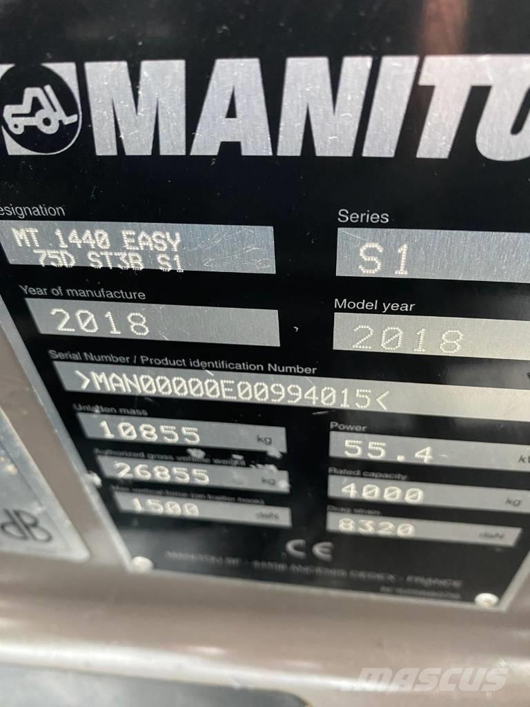 Manitou MT 1440 Kurottajat