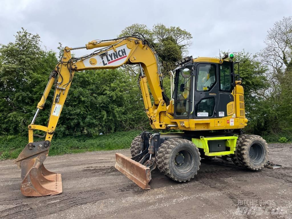 Komatsu PW 118 Pyöräkaivukoneet