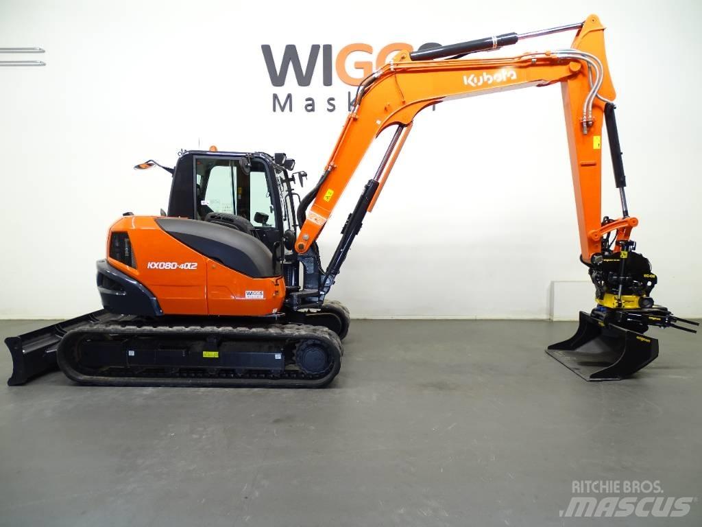 Kubota KX 080-4a Midikaivukoneet 7t - 12t