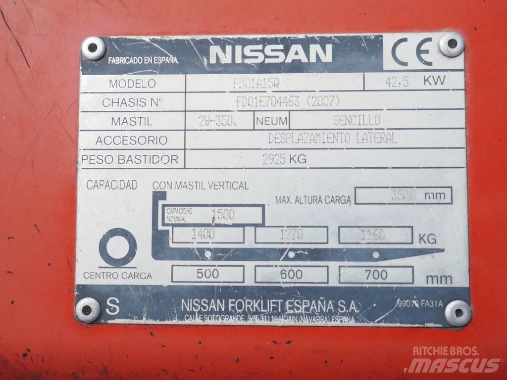 Nissan FD01 A 15 Q Dieseltrukit