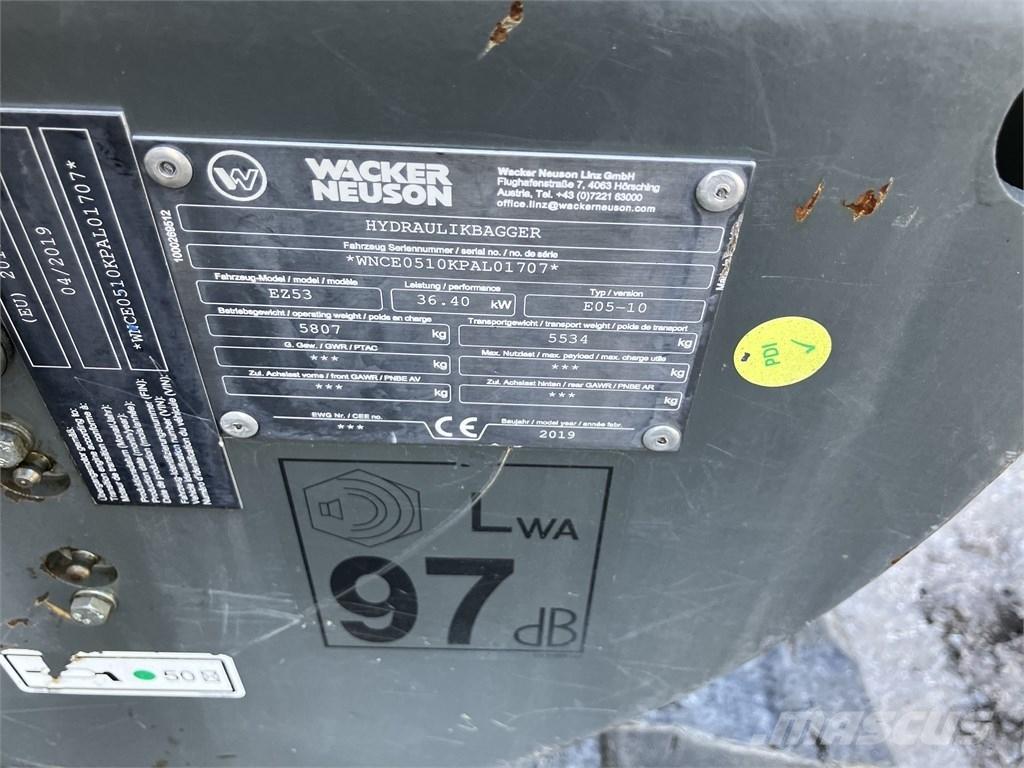 Wacker Neuson EZ 53 Minikaivukoneet < 7t