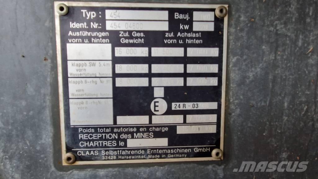 CLAAS lexion 460 Leikkuupuimurit