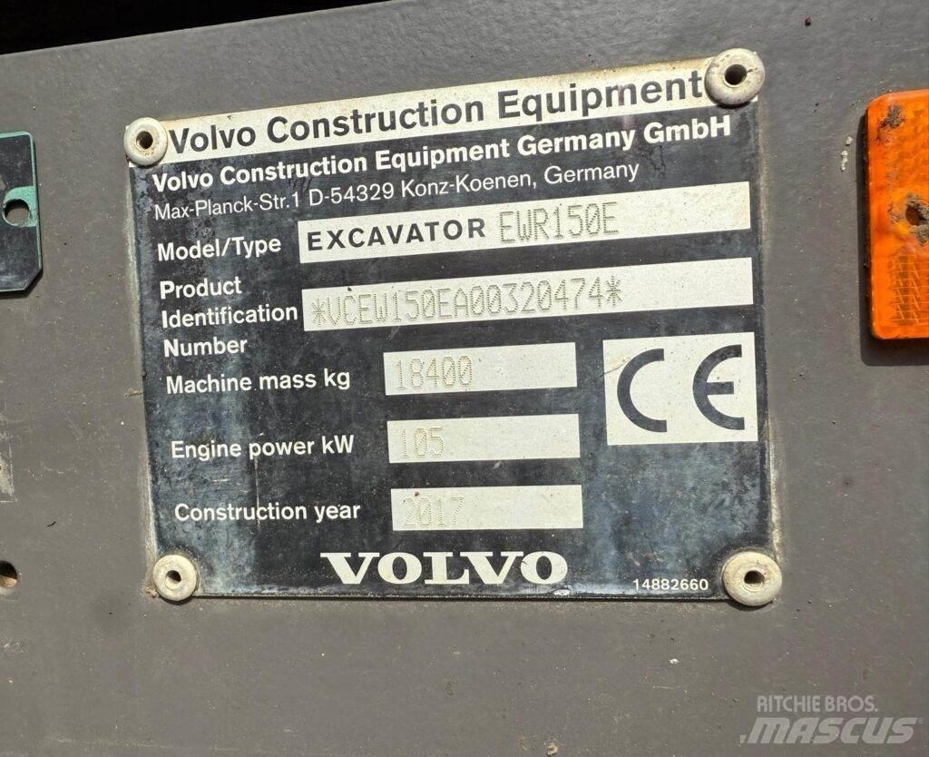 Volvo EWR150E Pyöräkaivukoneet
