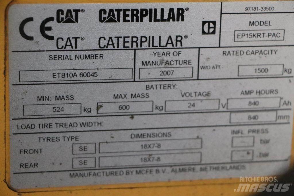 CAT EP15KRT-PAC Sähkötrukit