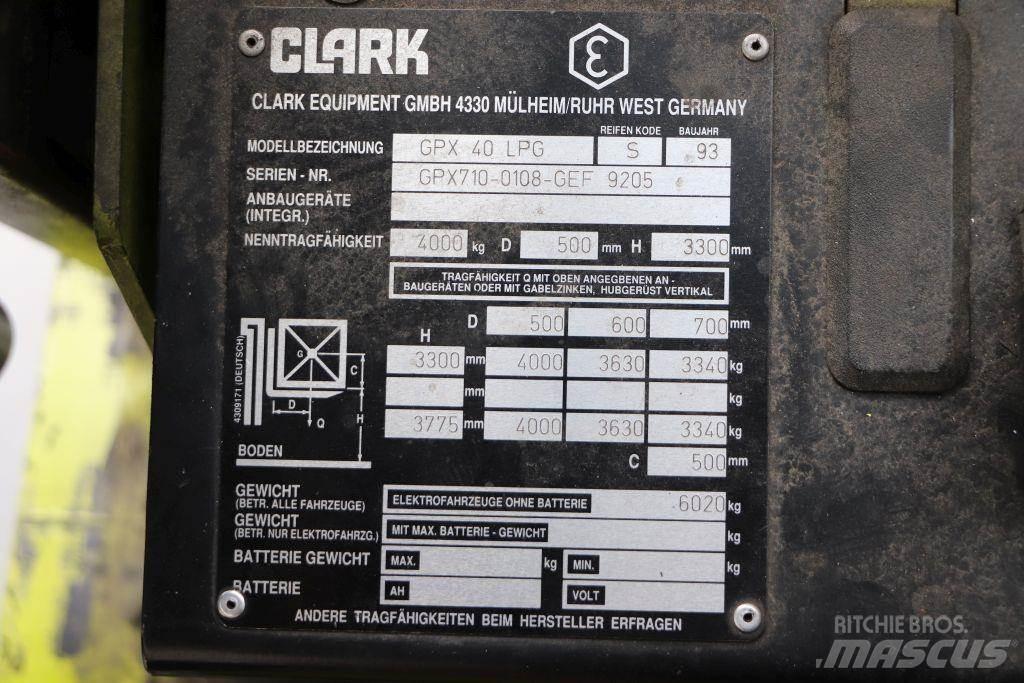 Clark GPX 40 Nestekaasutrukit