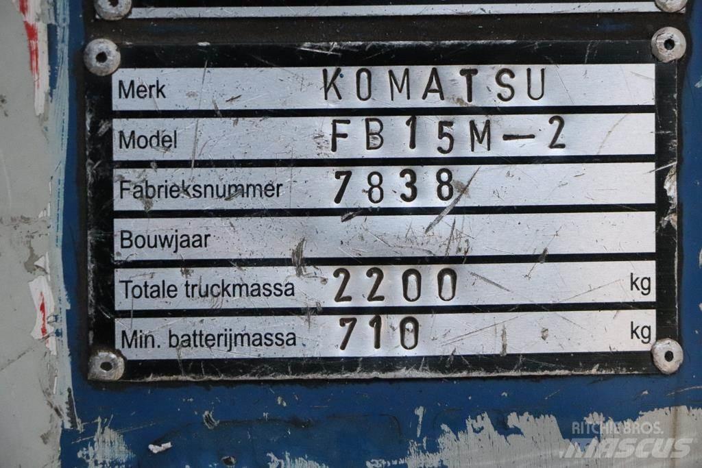 Komatsu FB15M-2 Sähkötrukit