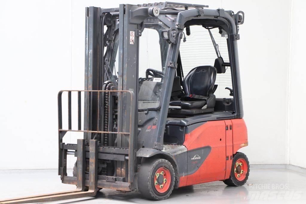 Linde E16P-02 Sähkötrukit