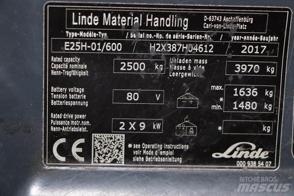 Linde E25H-01/600 Sähkötrukit