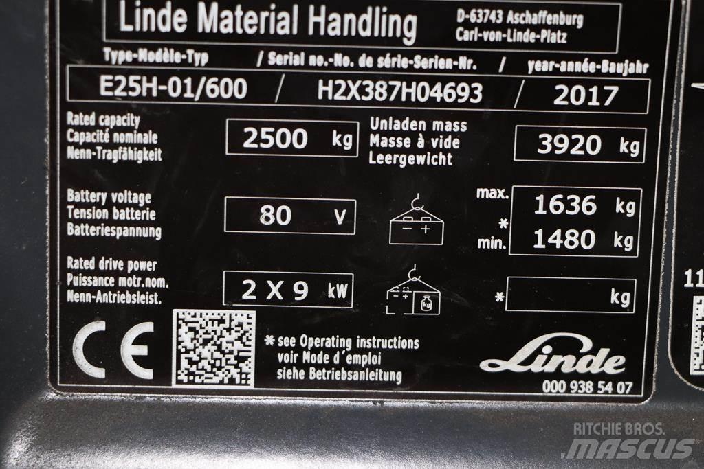 Linde E25H-01/600 Sähkötrukit