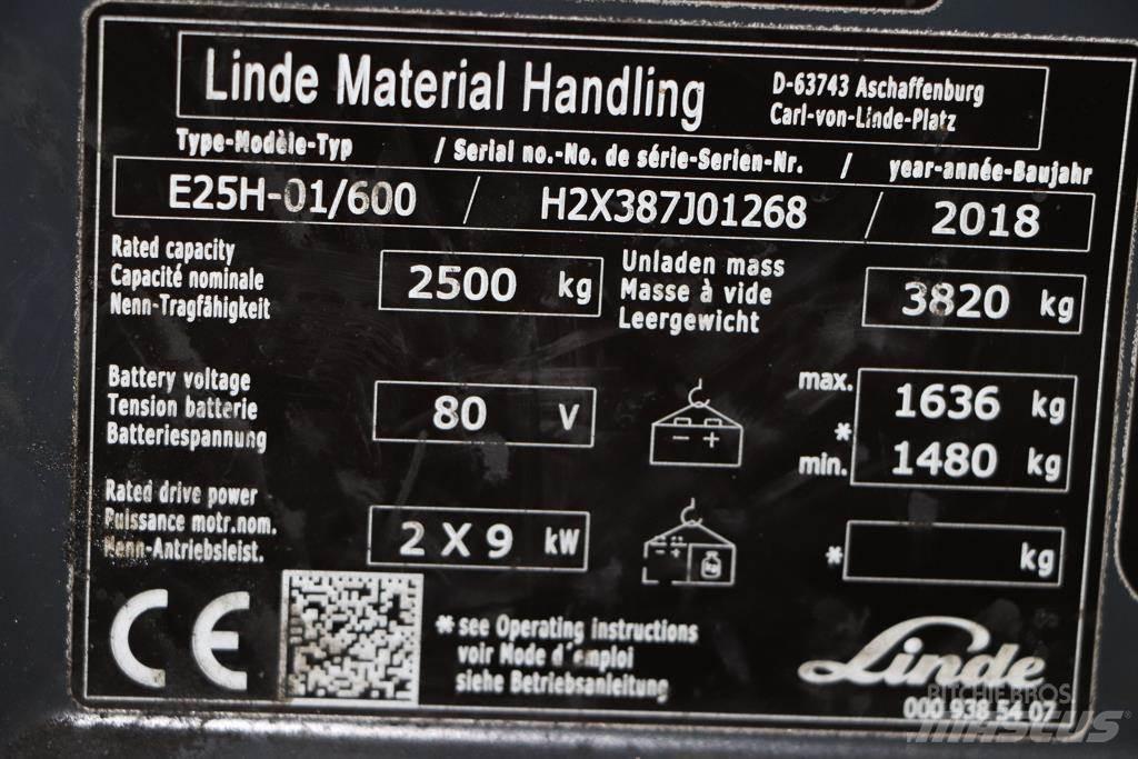 Linde E25H-01/600 Sähkötrukit
