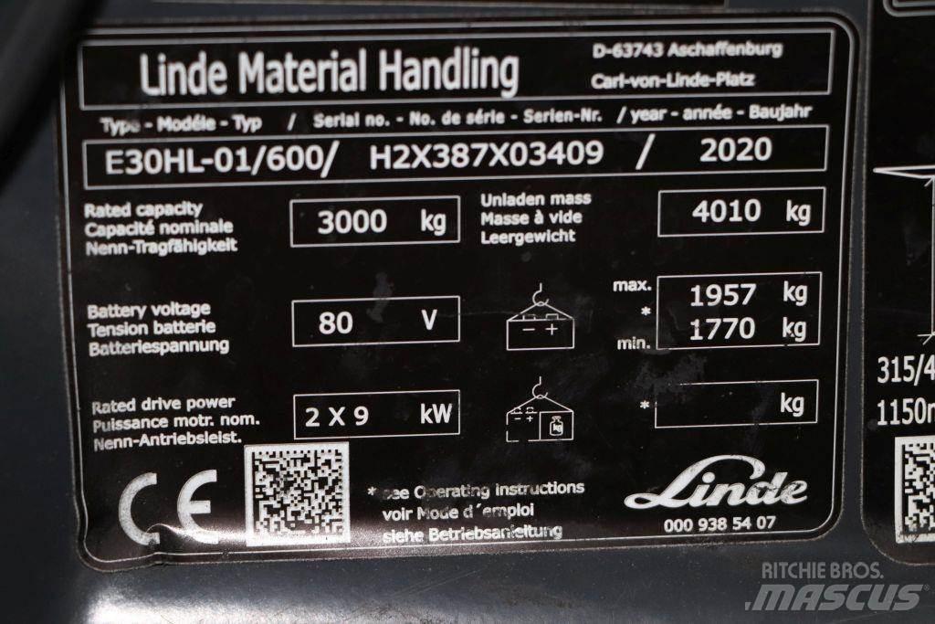 Linde E30HL-01/600 Sähkötrukit