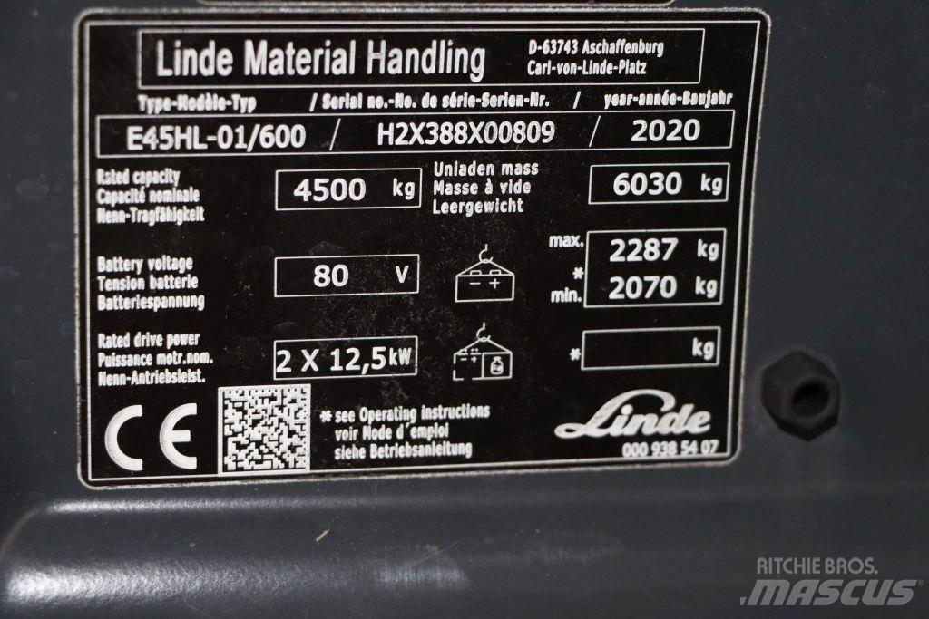 Linde E45HL-01/600 Sähkötrukit