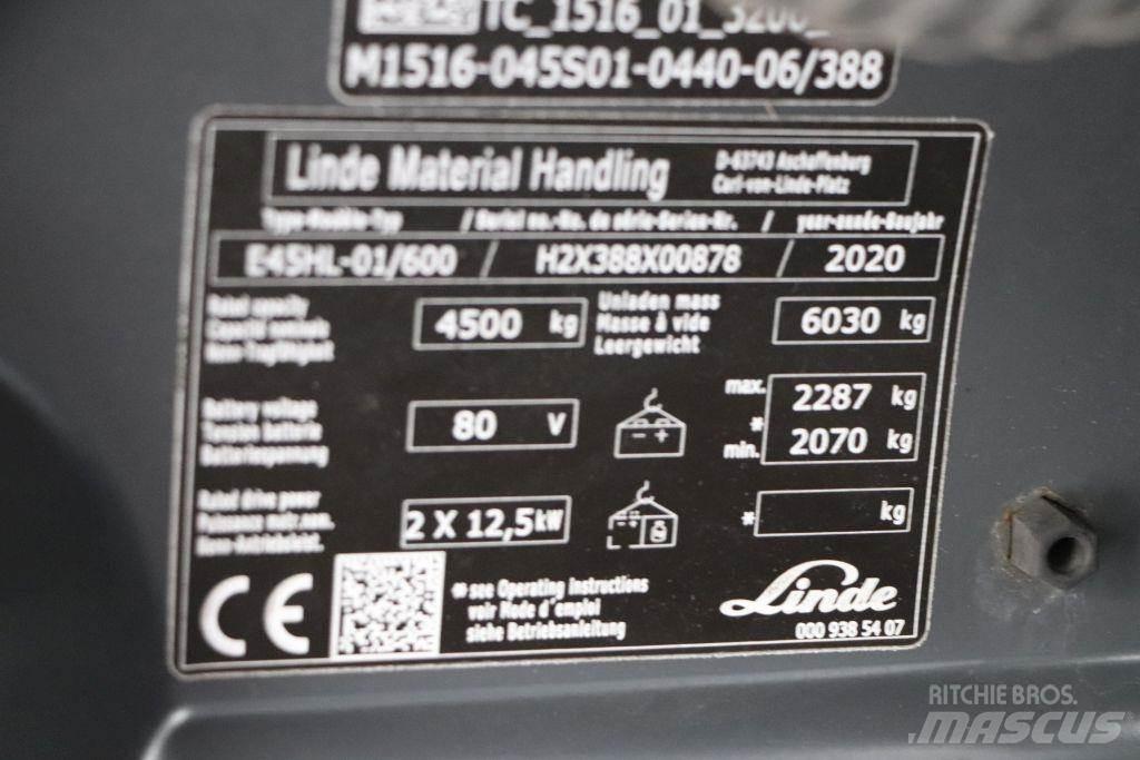 Linde E45HL-01/600 Sähkötrukit