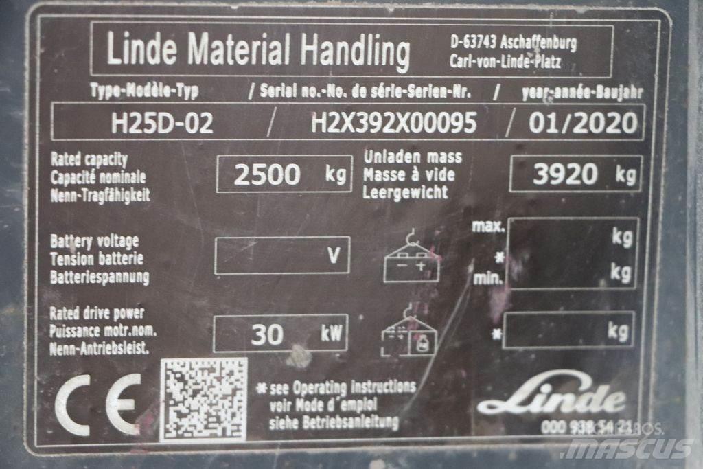 Linde H25D-02 Dieseltrukit