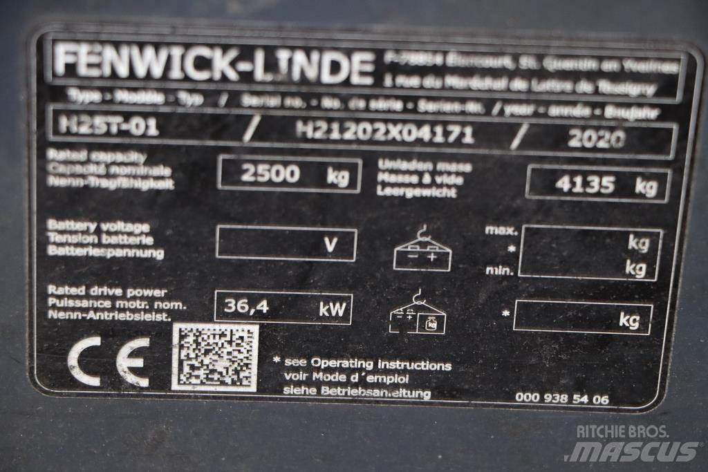 Linde H25T-01 Nestekaasutrukit