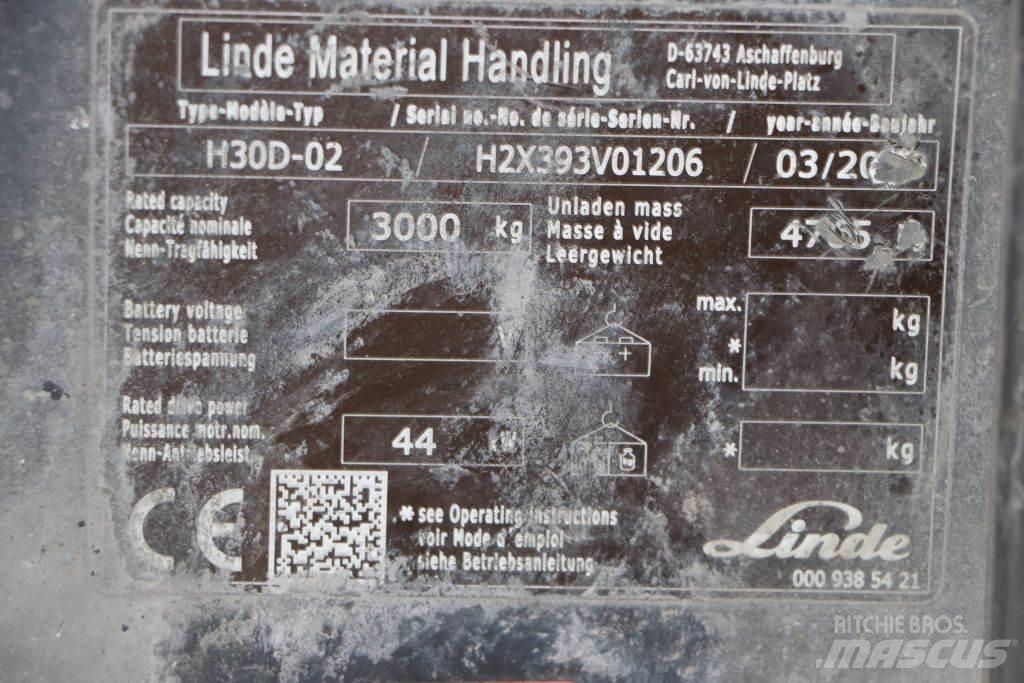 Linde H30D-02 Dieseltrukit