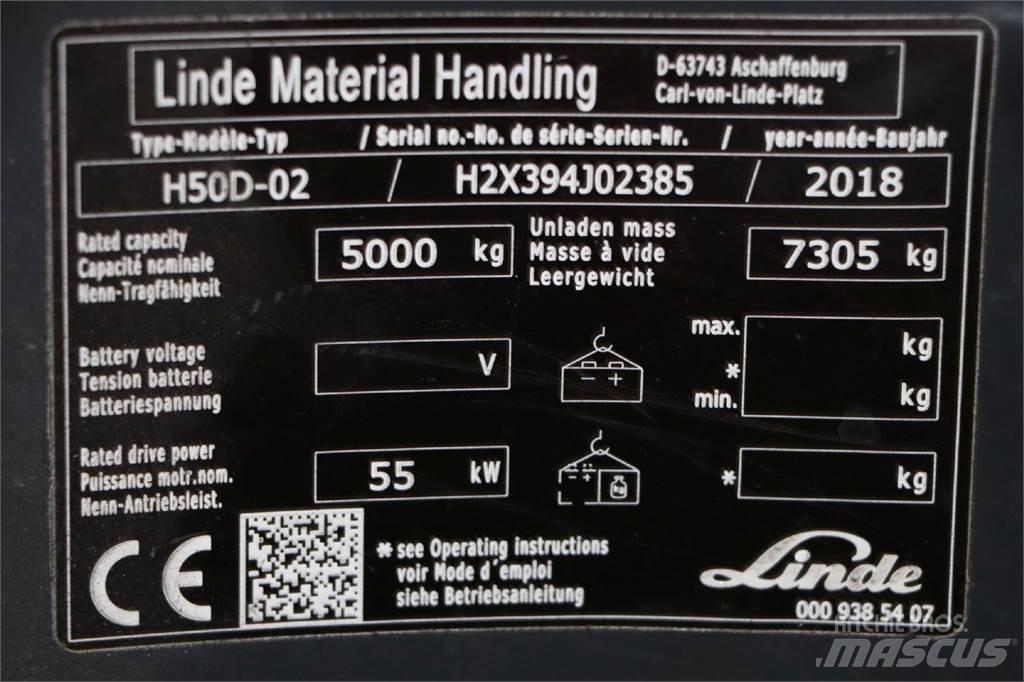 Linde H50D-02 Dieseltrukit