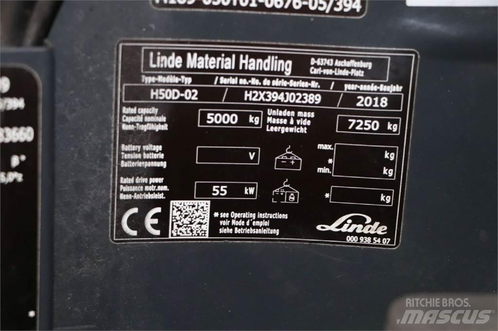 Linde H50D-02 Dieseltrukit