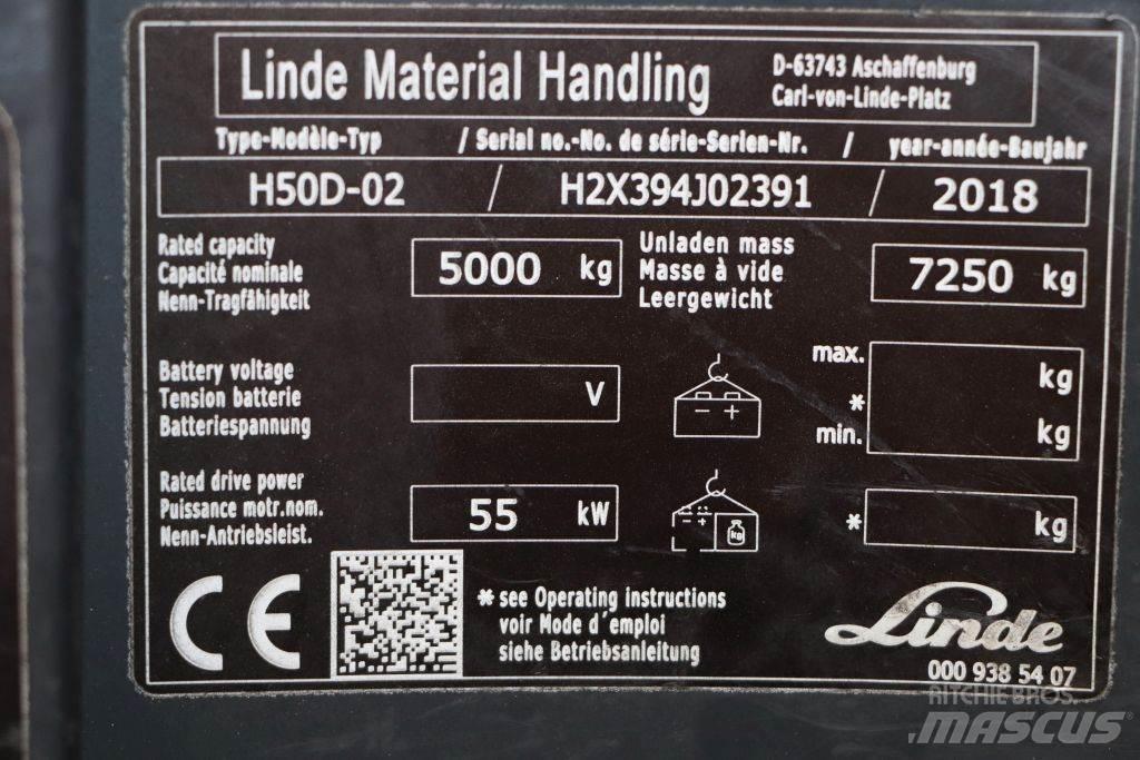 Linde H50D-02 Dieseltrukit