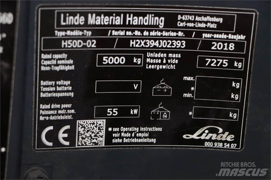 Linde H50D-02 Dieseltrukit