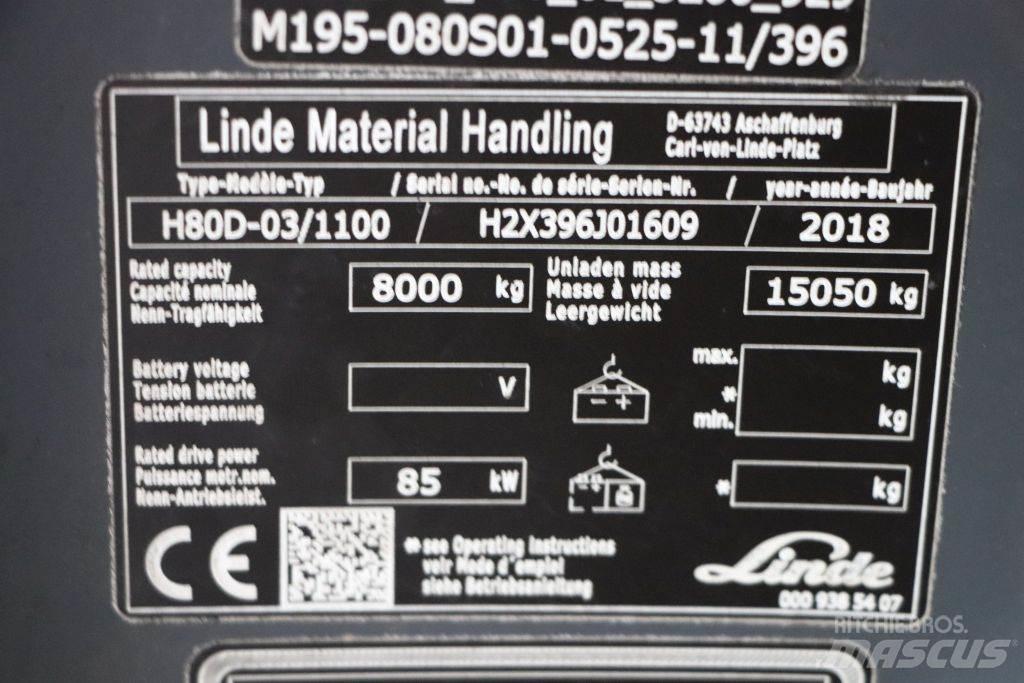 Linde H80D-03/1100 Dieseltrukit