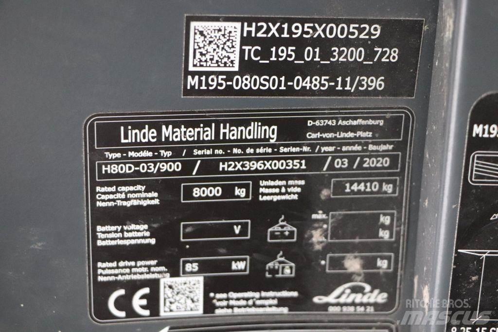 Linde H80D-03/900 Dieseltrukit