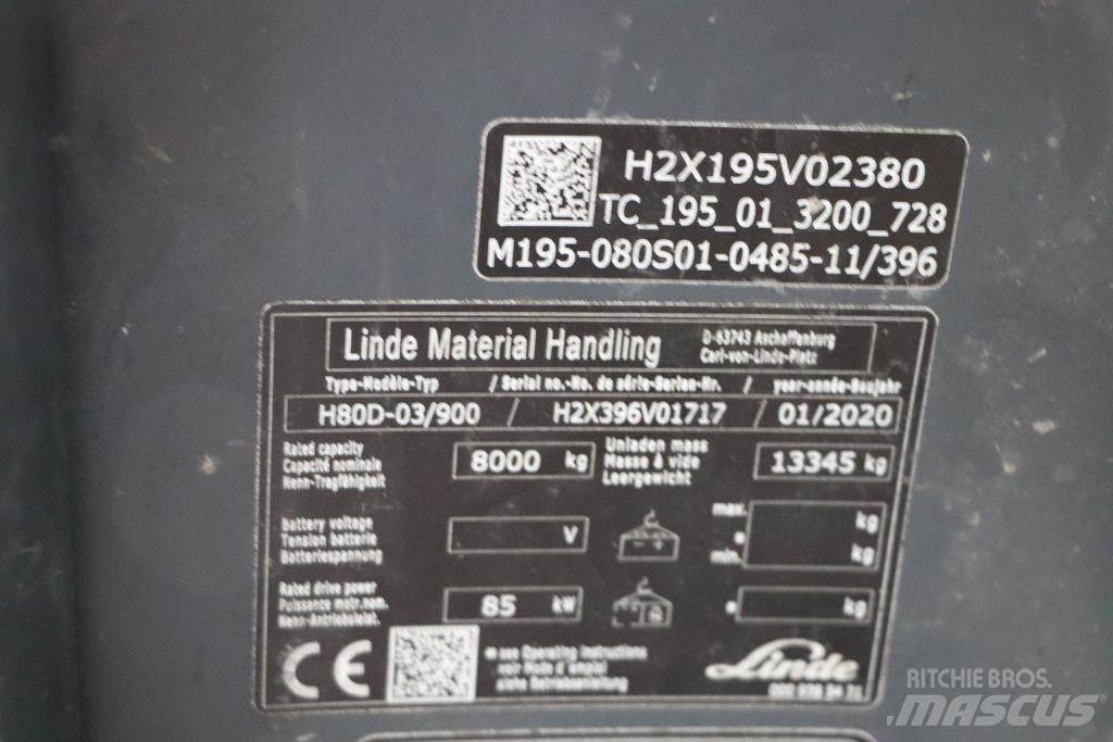 Linde H80D-03/900 Dieseltrukit